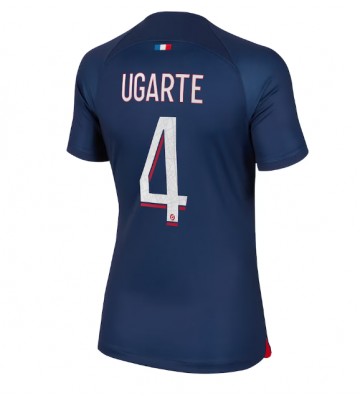 Maillot de foot Paris Saint-Germain Manuel Ugarte #4 Domicile Femmes 2023-24 Manches Courte